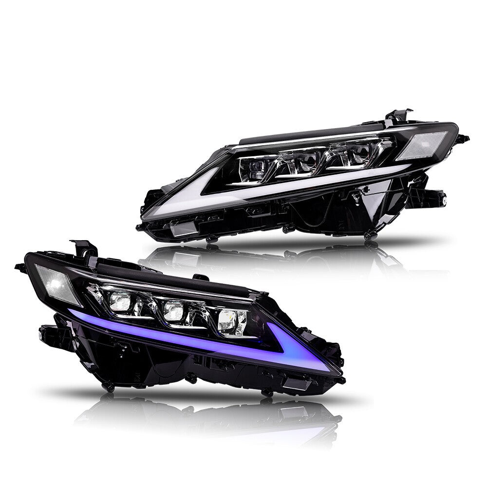 KRVN Triple-Beam Sequential Full LED Headlights [For 2018-2024 Toyota Camry]