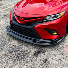 2018-2020 Toyota Camry SE/XSE KRVN V2 GT-Style 1-Piece Front Bumper Lip
