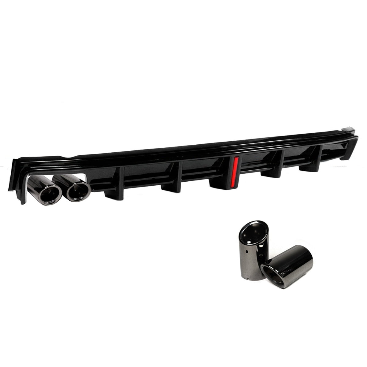 KRVN LED Rear Diffuser + Corner Spats [For 25-26 Toyota Camry SE/XSE]