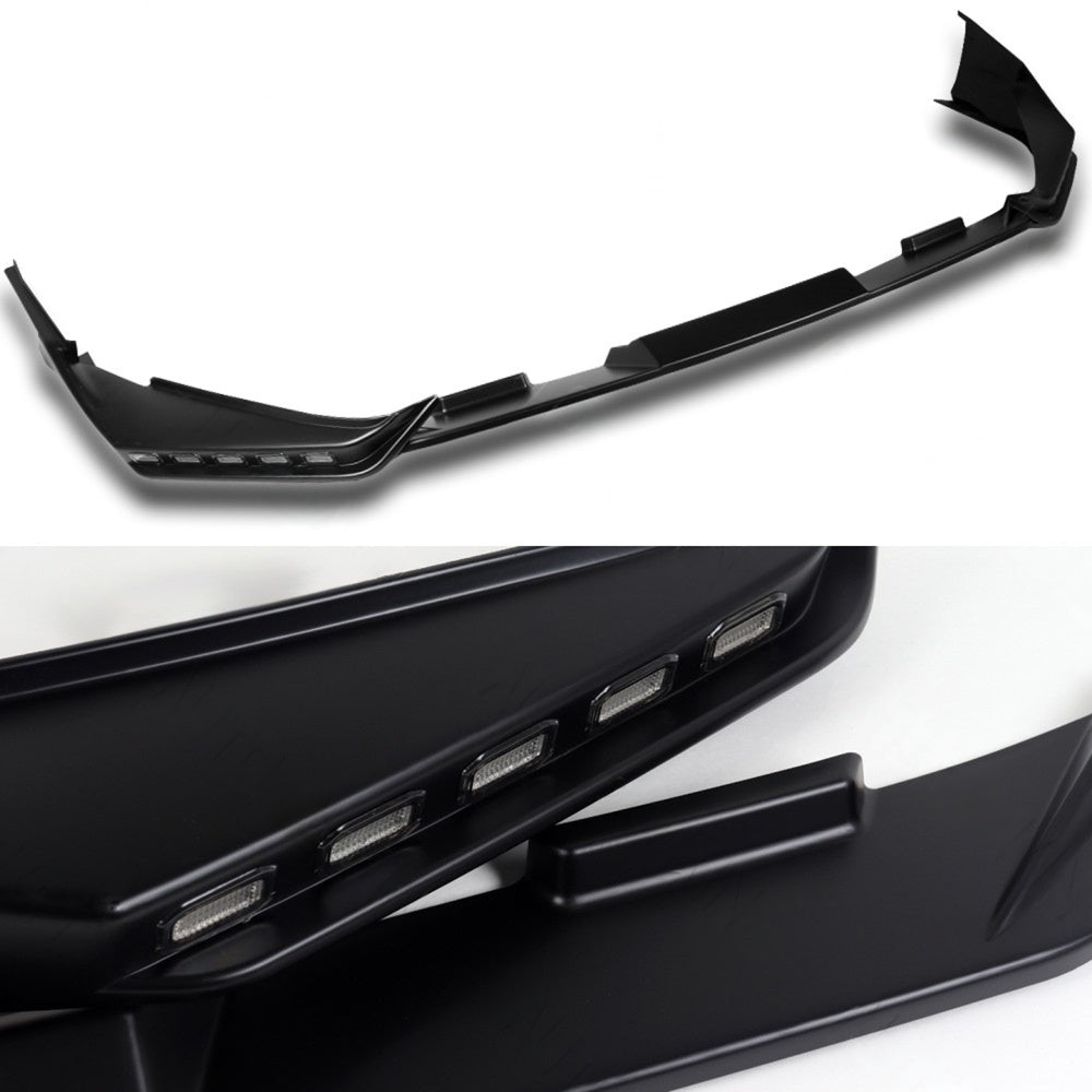 KRVN Sport Sequential LED Front Bumper Lip [For 2025-2026 Toyota Camry SE/XSE]