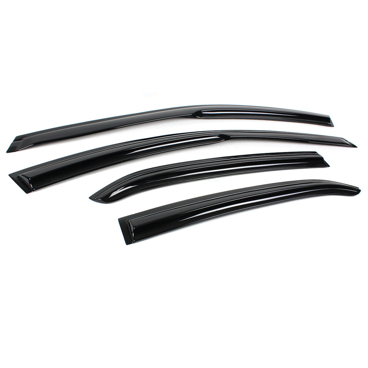 KRVN Mugen Style 3D Wavy Window Visors for 2018-2024 Toyota Camry — view 2
