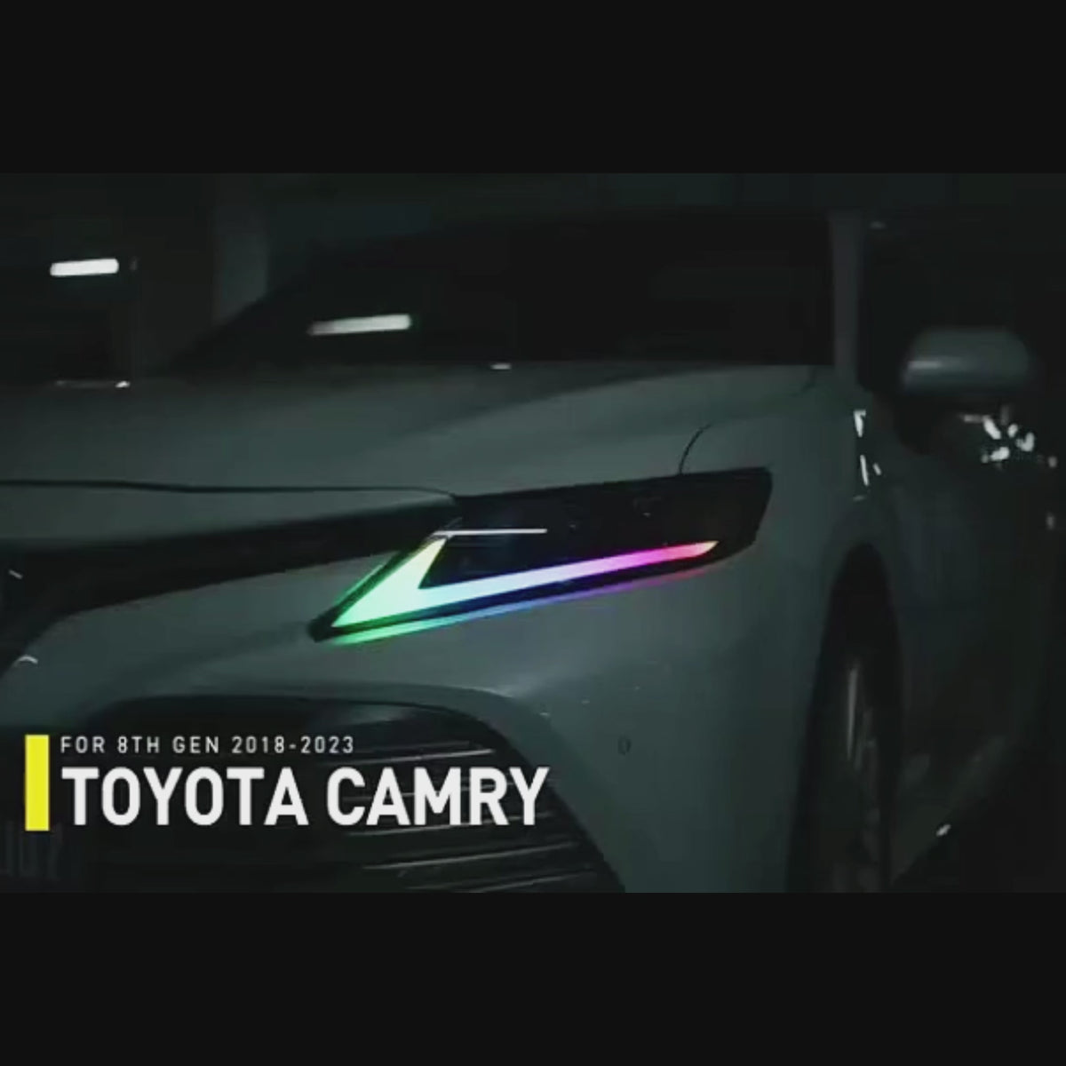 KRVN Tri-Beam RGB LED Headlights [For 2018-2024 Toyota Camry]