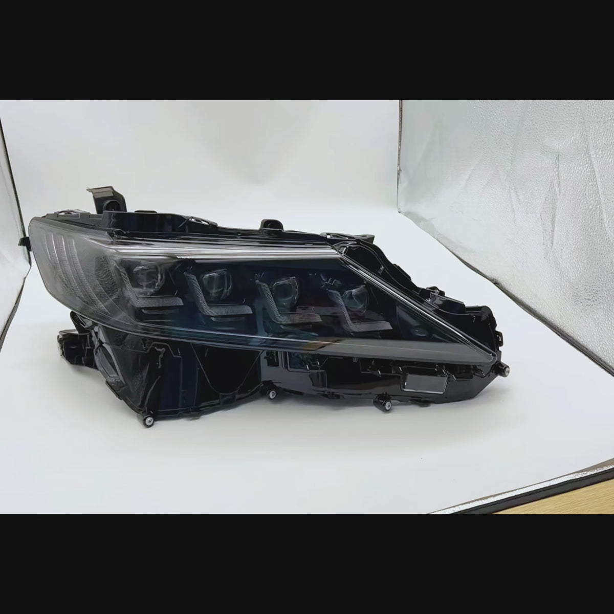 KRVN 8-Lens Quad-Beam Red Devil-Eye LED Headlights [For 2018-2024 Toyota Camry]