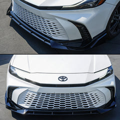KRVN V-Style 3-Piece Front Bumper Lip [For 2025-2026 Toyota Camry SE/XSE]