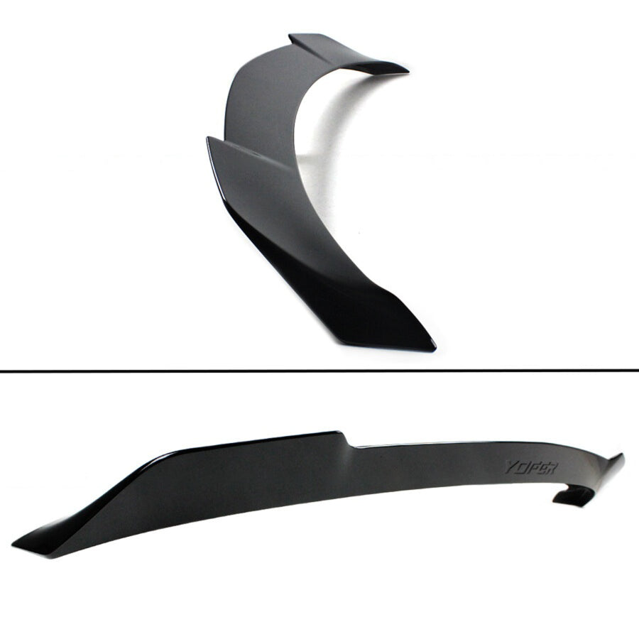 2018-2024 Camry YOFER V2 High-Kick Duckbill Trunk Spoiler — YOFER V2 spoiler raised end and side profiles