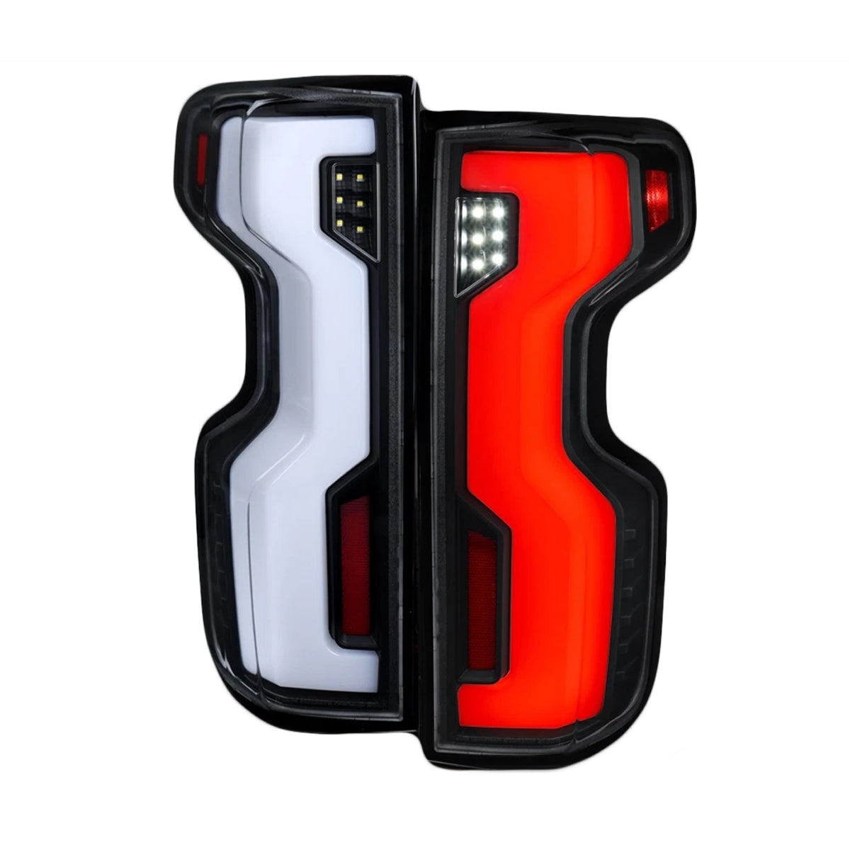 KRVN Black Full LED Sequential Tail Lights 2019-2026 Chevy Silverado