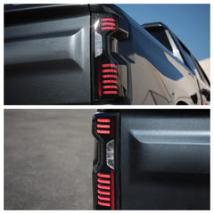 KRVN Cyber-Black Full LED Tail Lights [For Silverado]