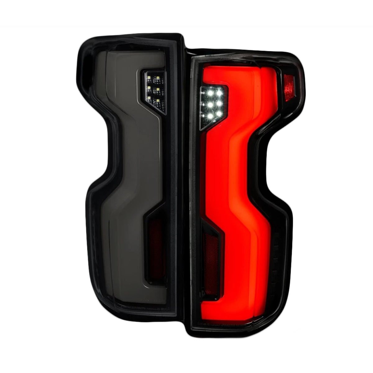 KRVN Black Full LED Sequential Tail Lights 2019-2026 Chevy Silverado