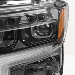 Black Bezel LED Headlight For 2022-2026 Chevy Silverado 1500 LT/RST (Left+Right)