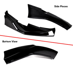 KRVN V-Style 3-Piece Front Bumper Lip [For 2025-2026 Toyota Camry SE/XSE]