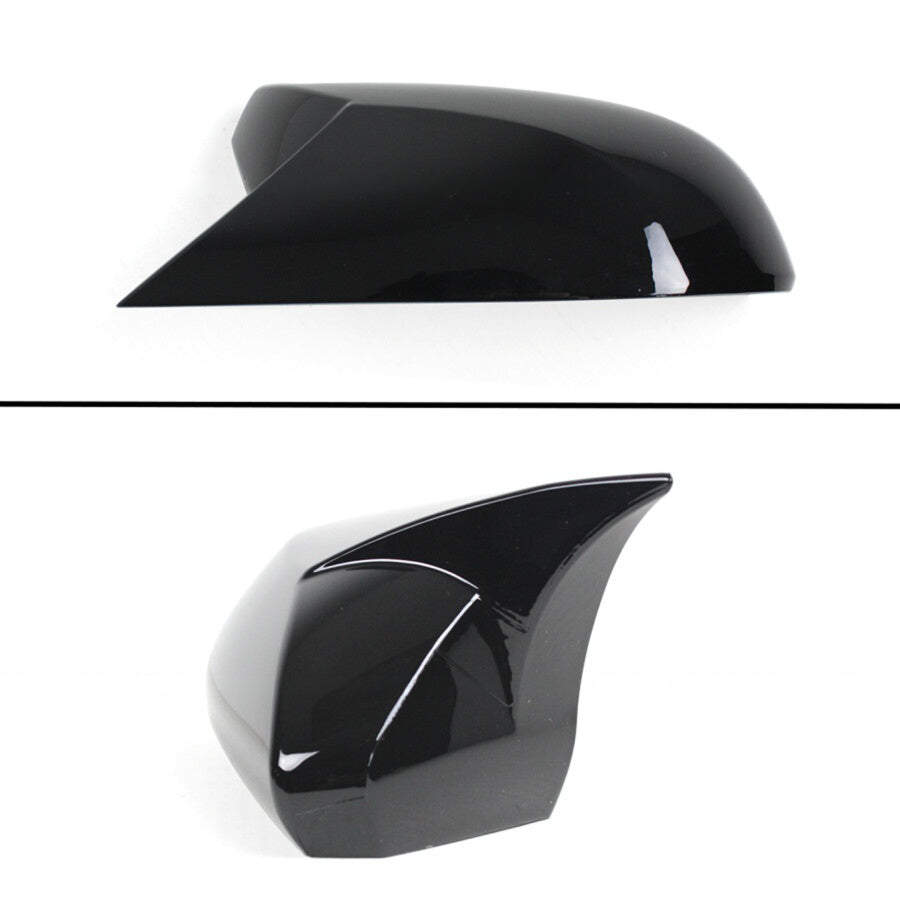 KRVN Mugen-Style Gloss Black Mirror Caps for 2018-2024 Toyota Camry — view 7