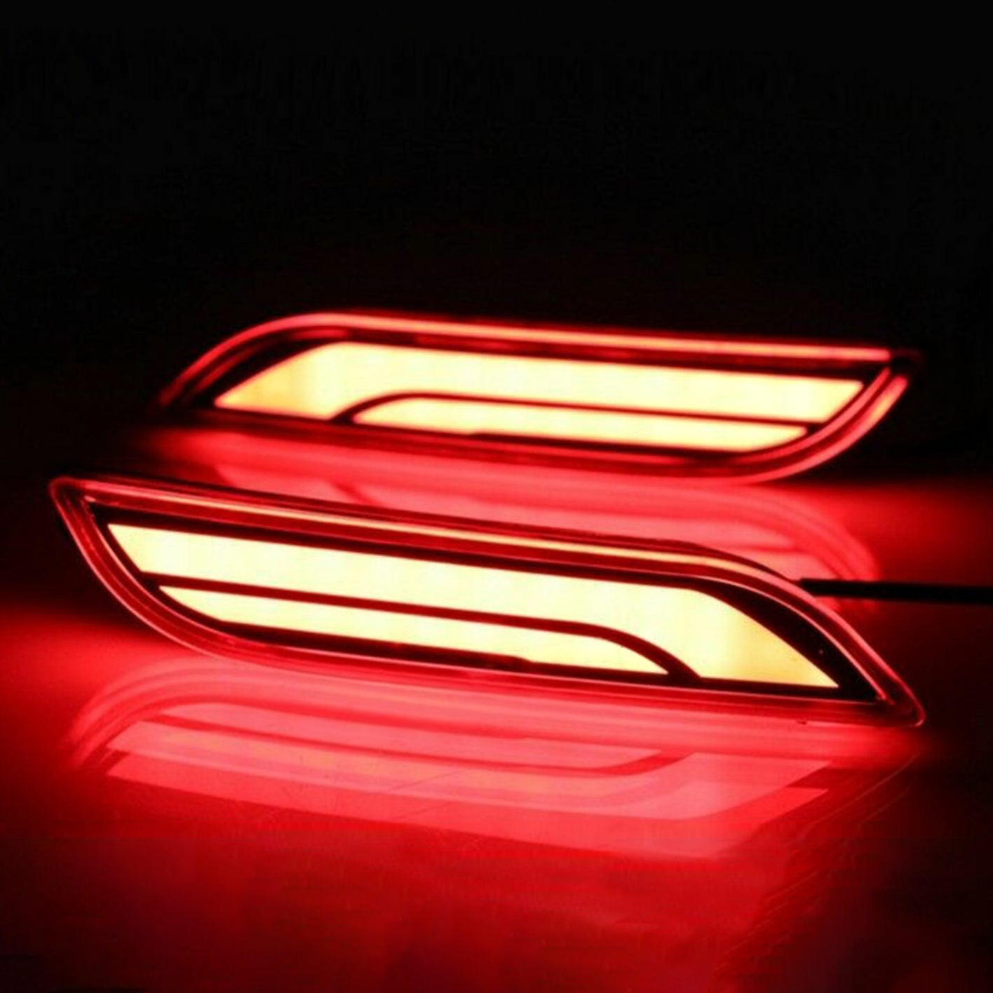 KRVN 3-in-1 Sequential LED Bumper Reflector Lights [For 2018-2026 Toyota Camry]