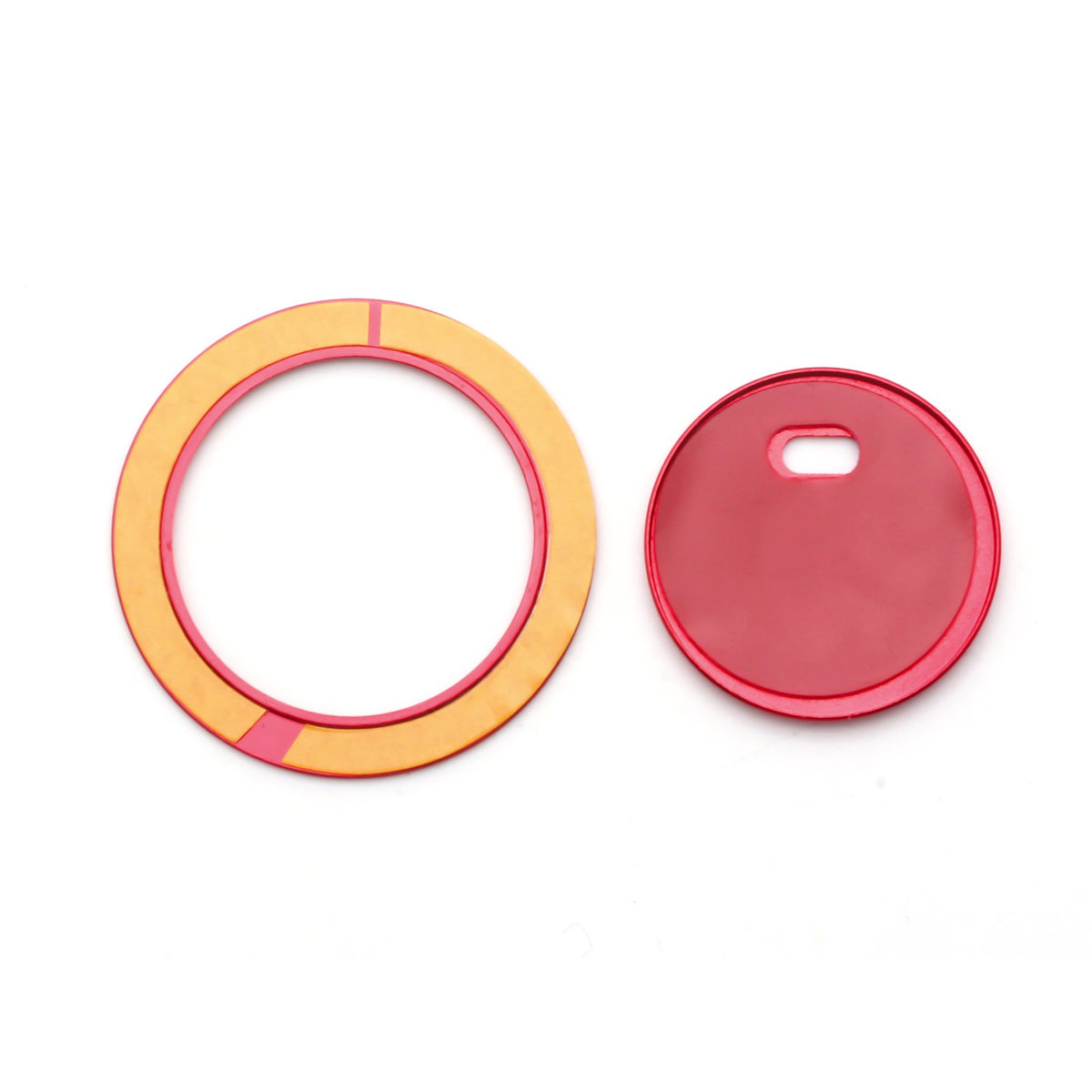 KRVN Red Aluminum Push-Start Button Cover & Ring for 2018-2026 Toyota Camry — view 8